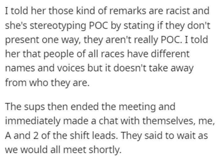 The supervisors heard all of this and ended the meeting