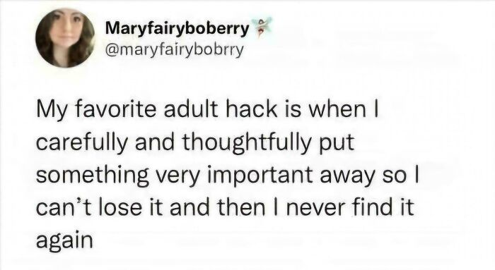 19. Adult hack, you say?