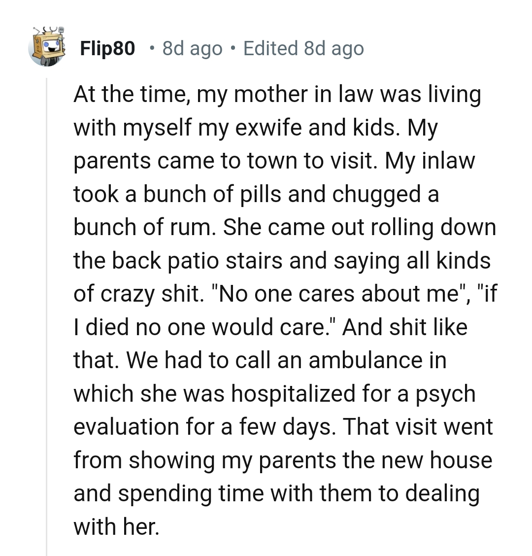 30. Rolling down the patio stairs