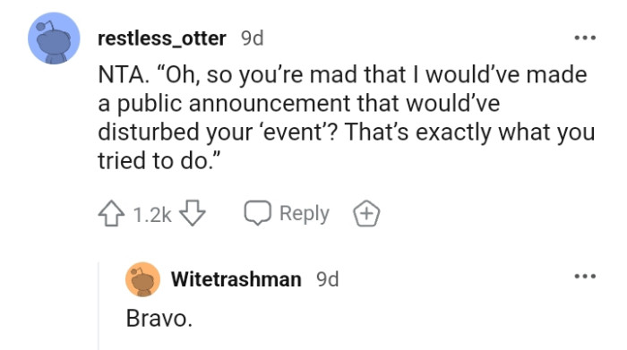 That Is Exactly What OP's Brother Tried to Do