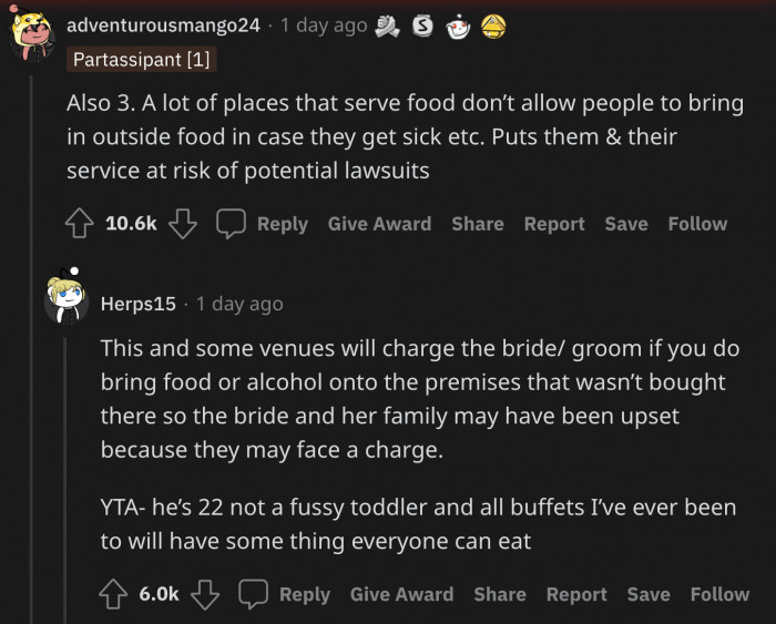 Venues have their rules, obey them