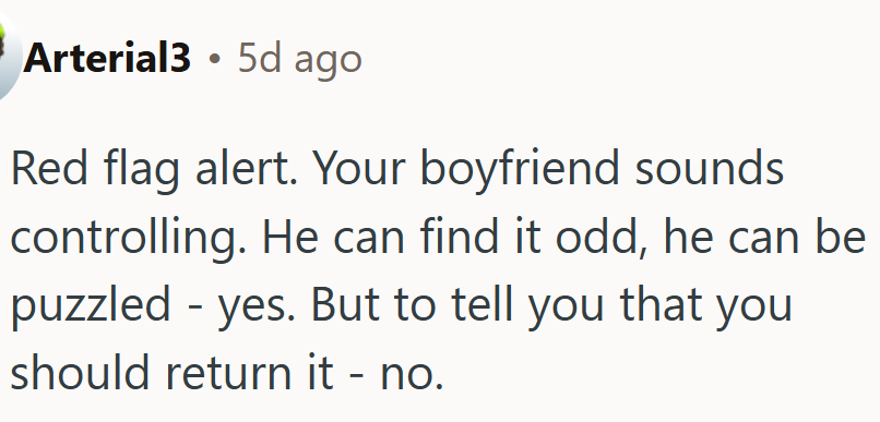 Red flag alert.