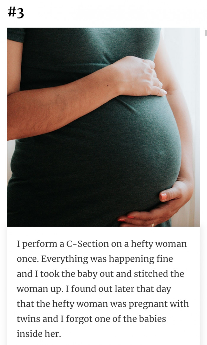 3. There was probably a communication error, and no one informed the surgeon about the twins.