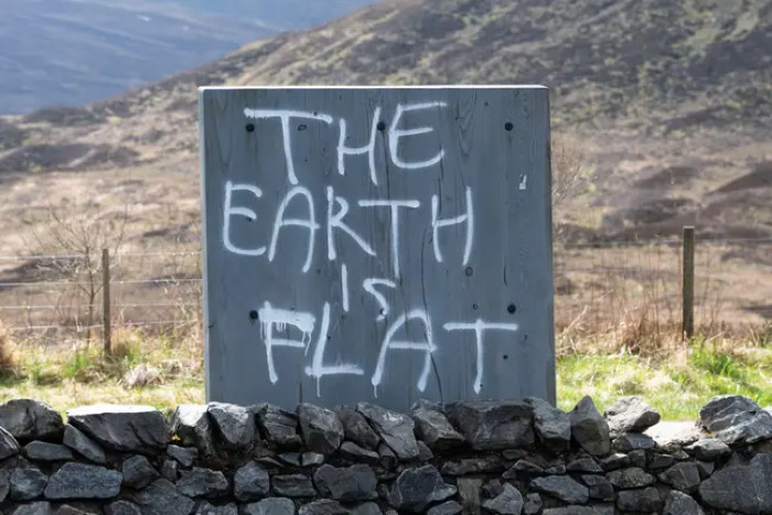 Some people believe the Earth is flat.