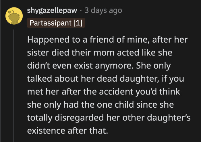 OP's Parents Shouldn't Go Down This Same Path as It Only Ends in Regret
