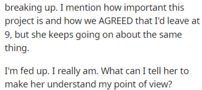 OP is fed up and needs advice from Reddit