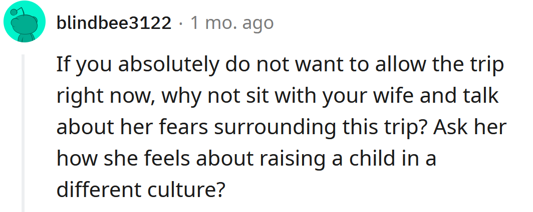 Sit down and talk to her about it.