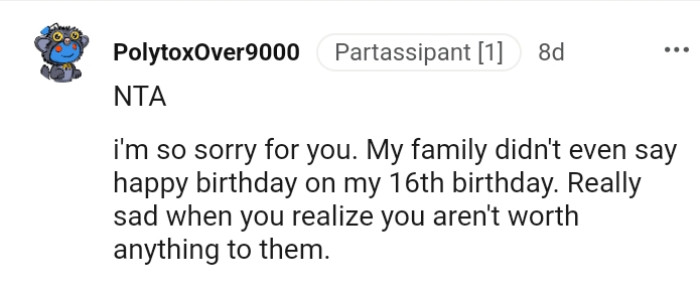 Many Redditors sympathized with the OP, and we've gathered a bunch of their comments for you to read through