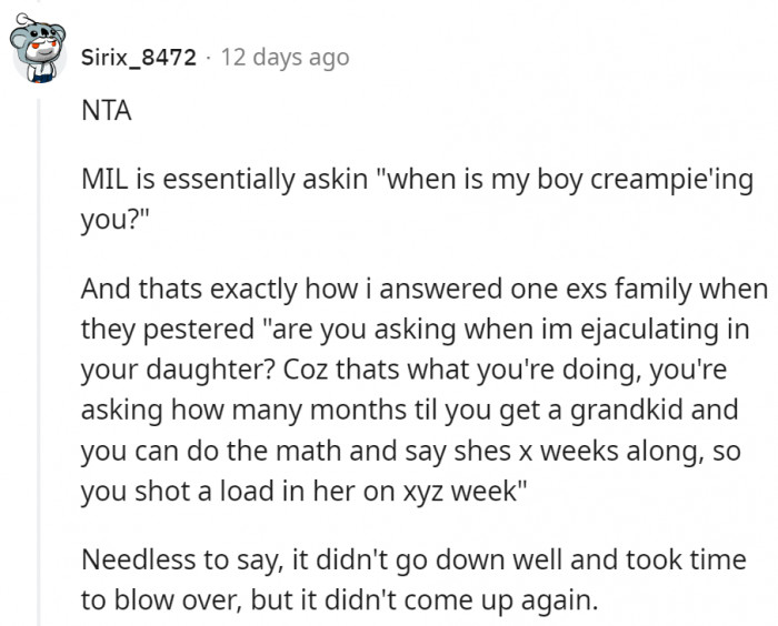 3. Apparently, discussing the process of it all actually works