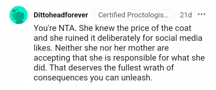 It deserves the fullest wrath of consequences