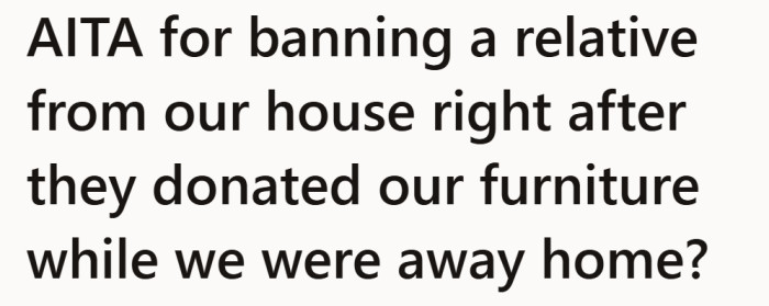 On its face, it’s about furniture. Underneath, it’s about who gets to decide what belongs in someone else’s home.