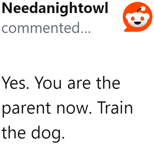 The Dog Needs a Chance.