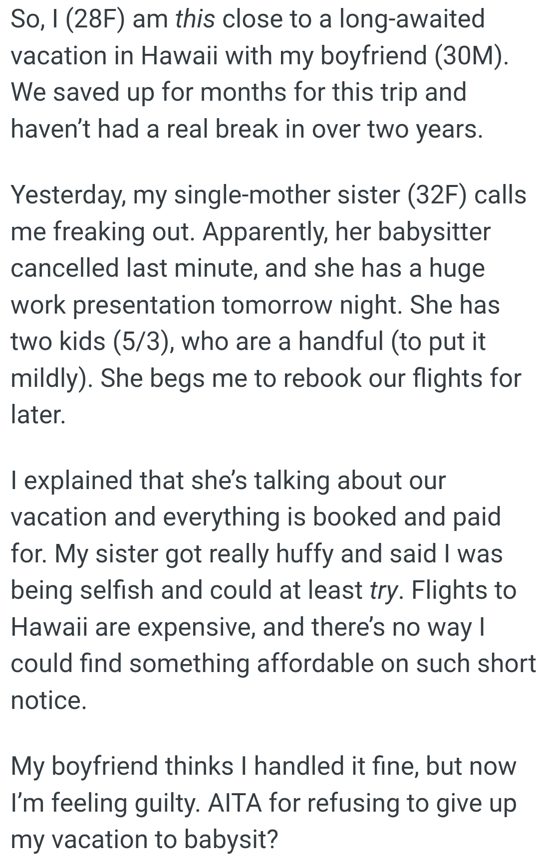 There’s no way the OP could find something affordable on such short notice