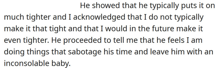 He accused the OP of 