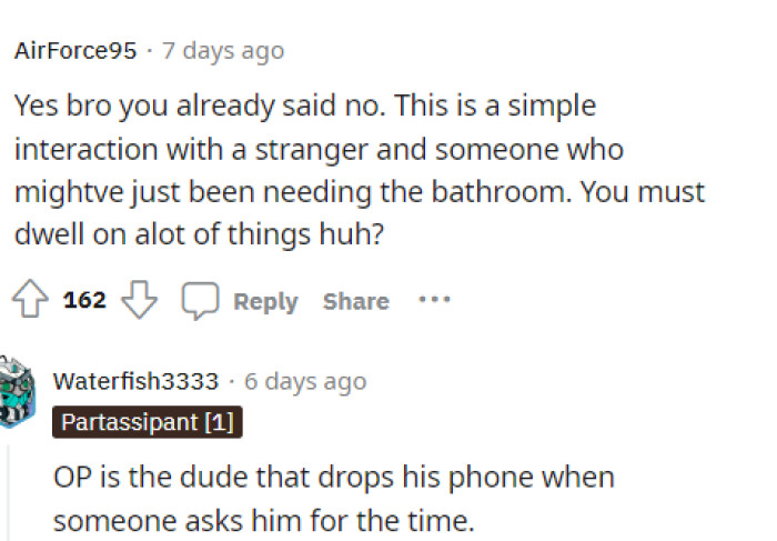 It does seem like a simple interaction, but obviously, they had an issue with the way the delivery driver was asking this question.