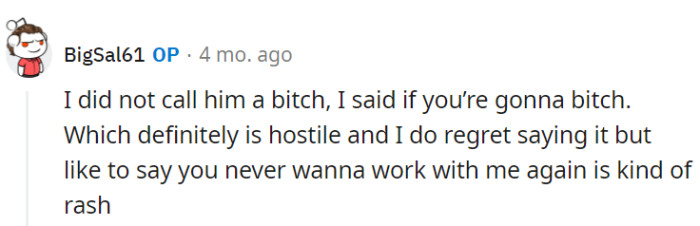 A pizza slice of truth here—maybe he added a pinch too much spice with 