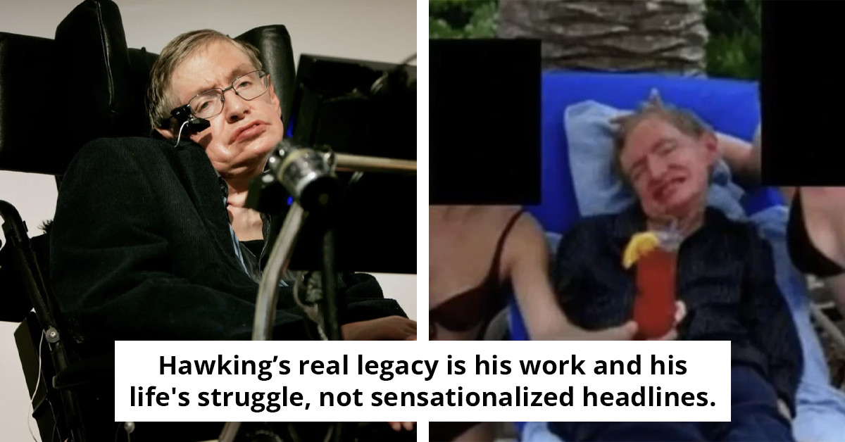Alarming remark from Epstein associate emerges alongside new image of Stephen Hawking with women in swimwear.