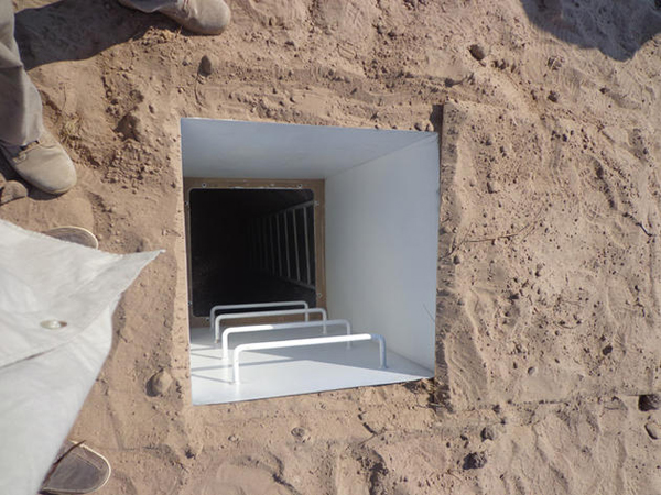 They've completed the installation.