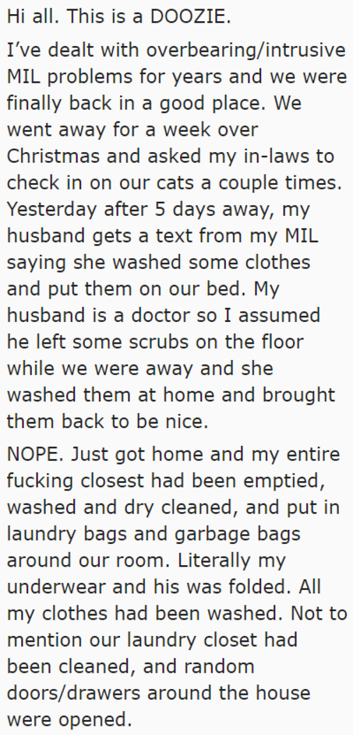 She Was Shocked to Find That Her Closet Had Been Emptied. This Happened During the Vacation with Her Husband.