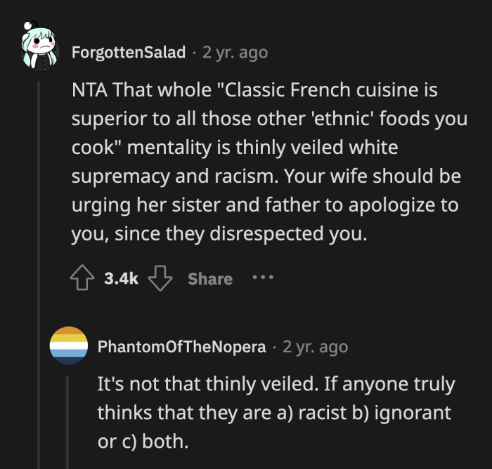 Her increasingly racist remarks after that support the fact that what she said wasn't thinly veiled racism.