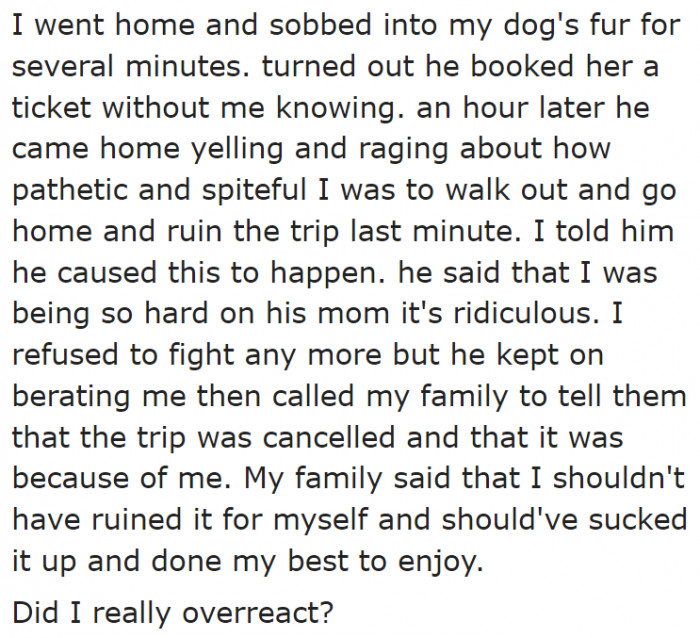 She walked out and went home.