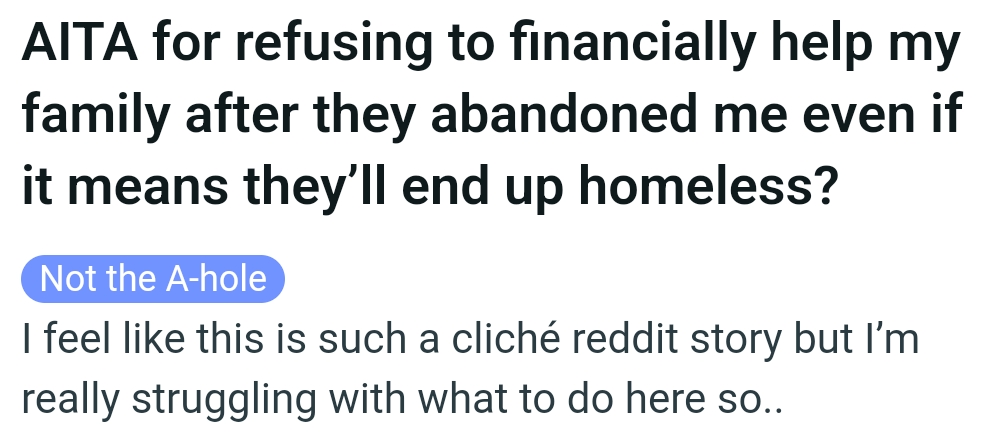 The OP Kicks Off Her Story