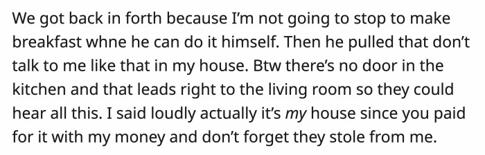 OP Stated What He Knew to Be True, Which Embarrassed the Stepfather in Front of His Family