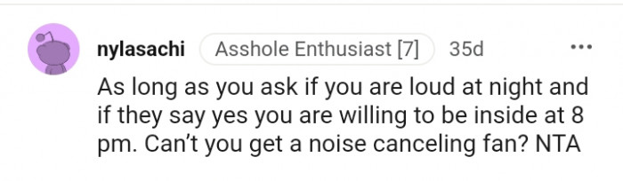 Can't you get a noise concealing fan?