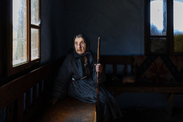 Alone In The World From The Series 'Keepers Of Faith: Women Of The Romanian Villages' By Ron Cooper