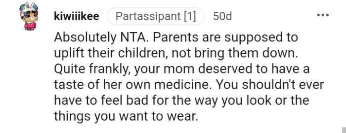 You shouldn't have to feel bad for the way you look