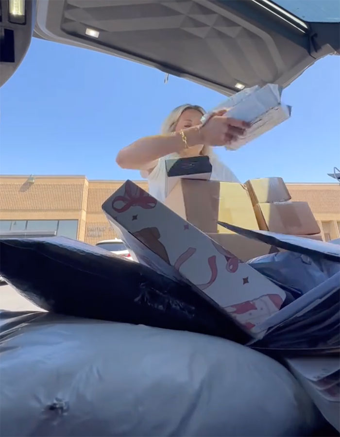 Tori Halford realized she needed to apologize to her mail carrier, Daniel, after being on vacation for a few weeks and forgetting to put a hold on her mail.