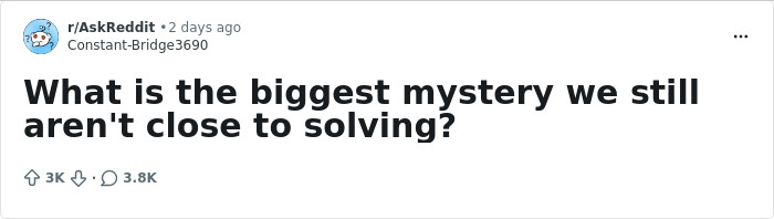 Curious minds online recently gathered to discuss...