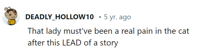 Seems like she really took the role of 