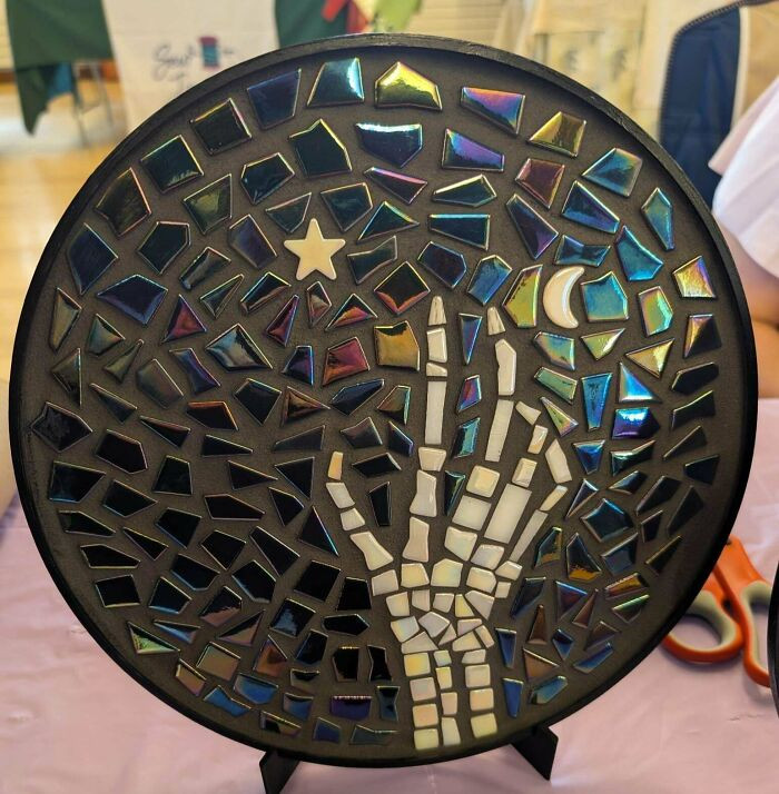 "I Presented My Mosaics At My First Art Fair!"