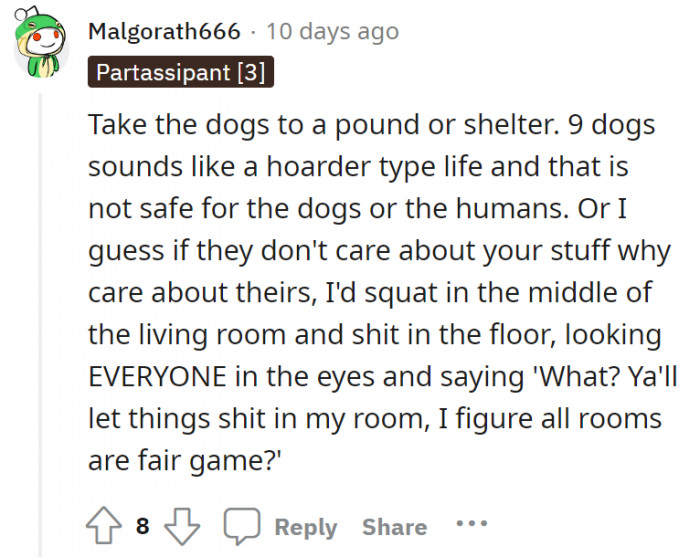 This sounds like a funny and chaotic story instead of a suggestion. Is OP willing to do this, though?