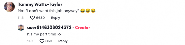 People came to the comments to laugh a little at how he reacted to this happening to him.