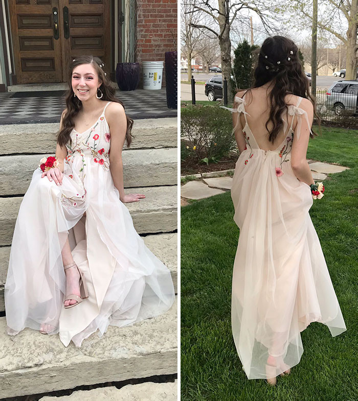 35. Hi, I Made My Prom Dress By Hand. It Took Me So Long, And I'm So Proud Of It.