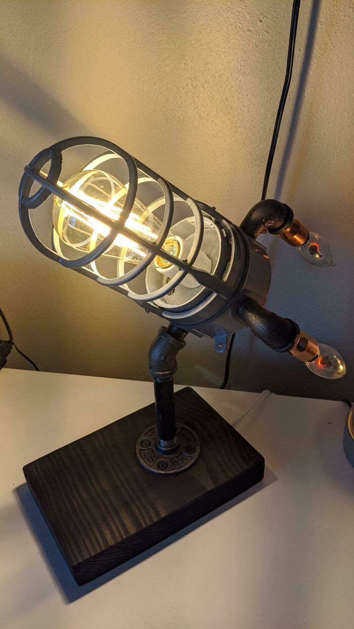 "I Made Myself A Rocket Lamp Like The One Going Around Reddit A Few Months Ago"