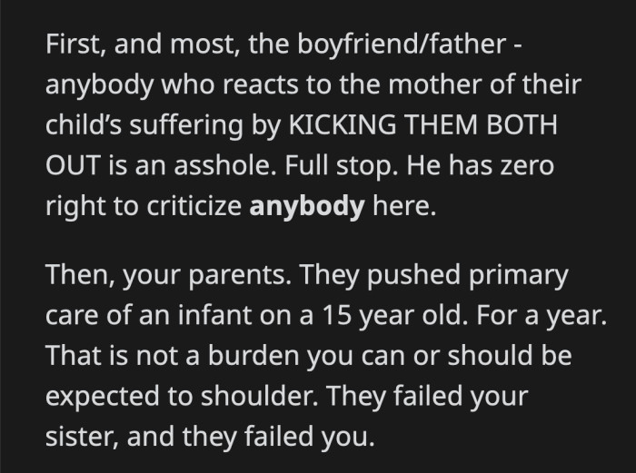 Beth's boyfriend is scum for kicking his postpartum girlfriend and newborn out of their home because... what? He couldn't deal with her PPD or the baby's cries?