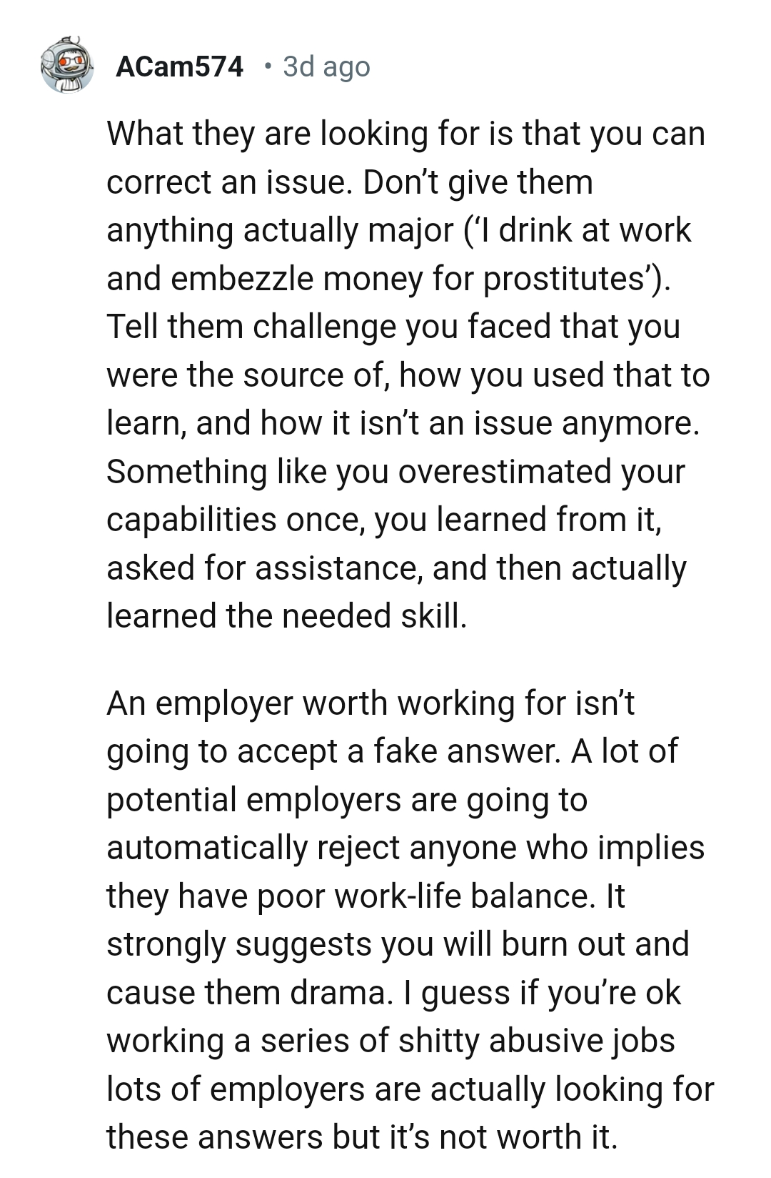 27. Not giving them anything major