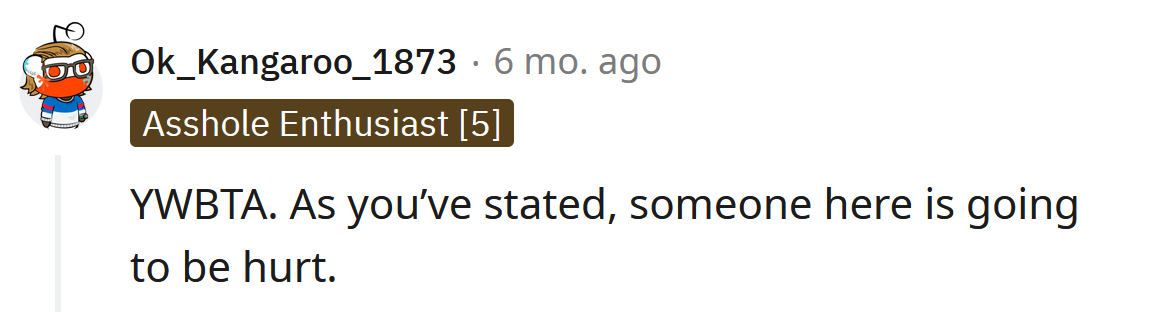 Either way, someone's going to get hurt.