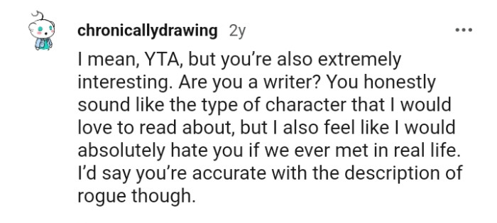 This Redditor would hate the OP if they met face to face