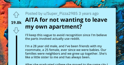 Redditor Let Childhood Friend Move In; Now She Requires Him to Move Out of His Own Apartment Because Her New Boyfriend Is Jealous