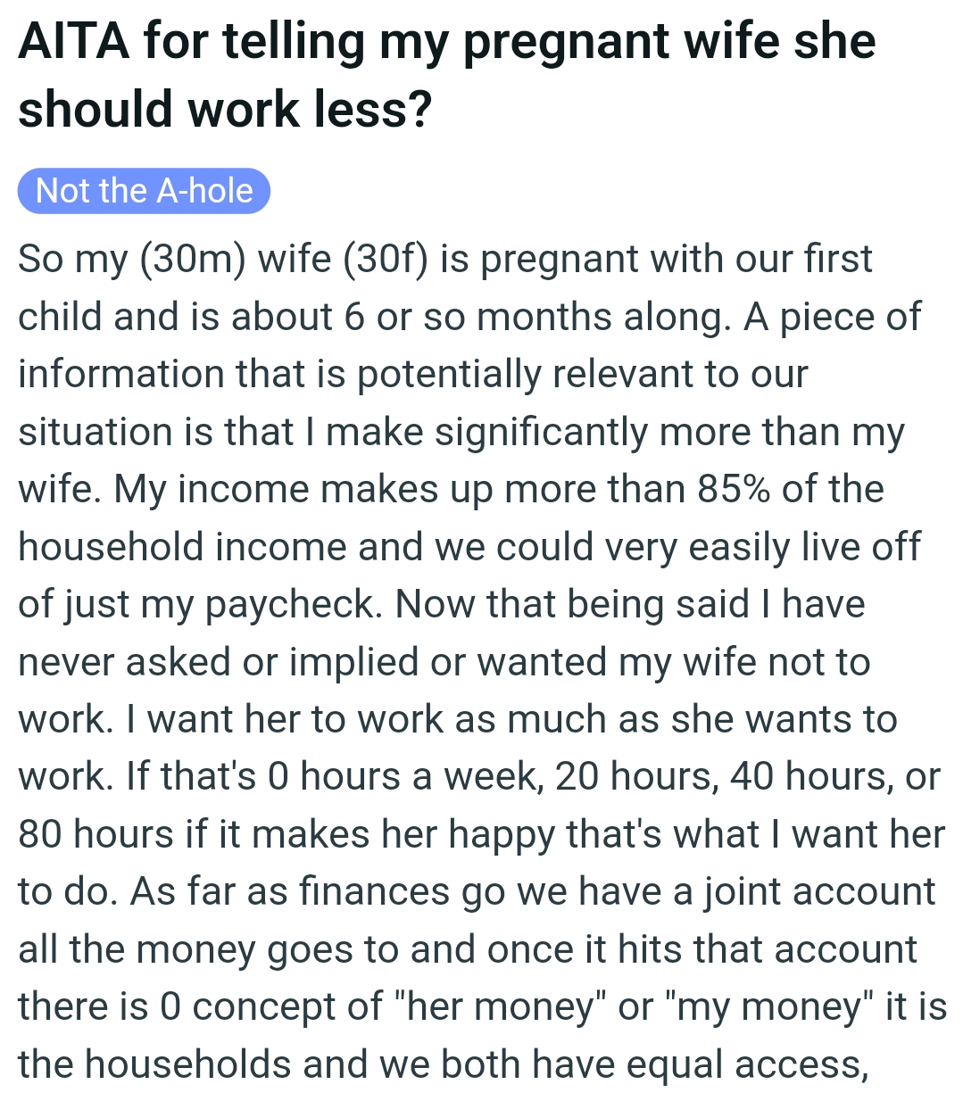 The OP kicks off his story