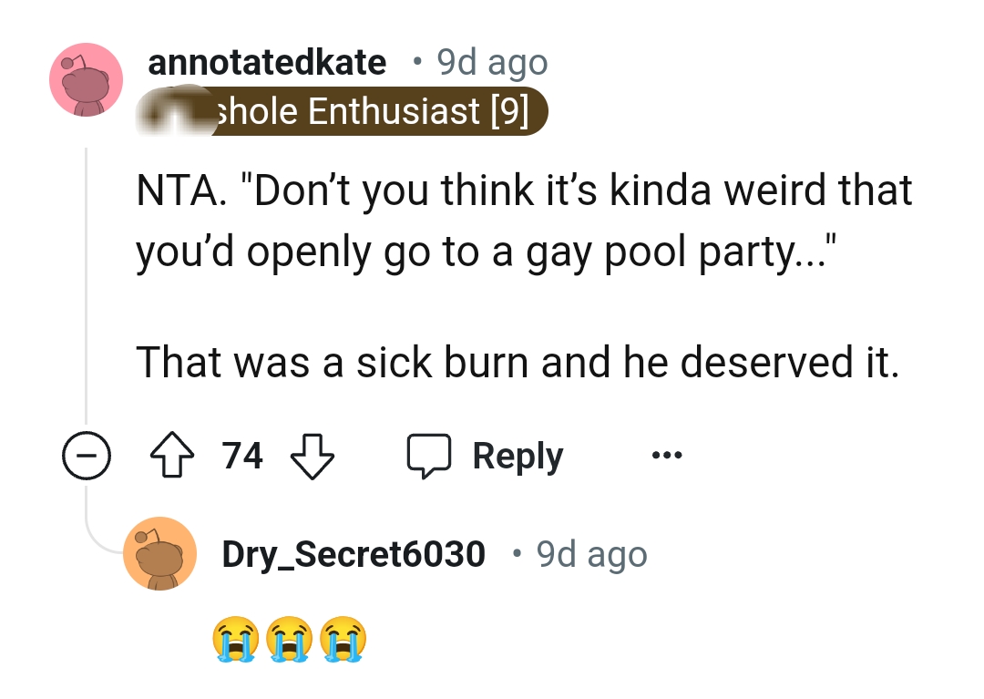 Let's head into the comments section and find out what other Redditors have to say