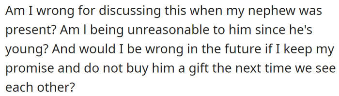 So now she wonders if she was wrong about several points