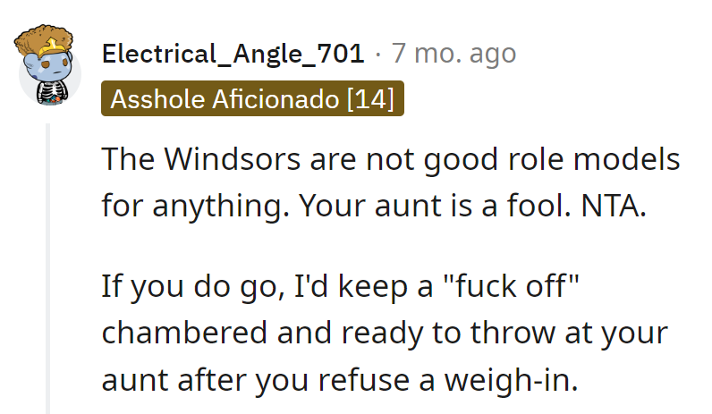 Emulating the Windsors isn't a crown-worthy plan.