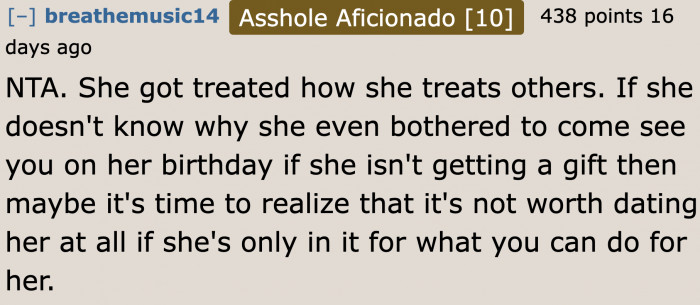 More people agree that the guy should break up with his girlfriend already.