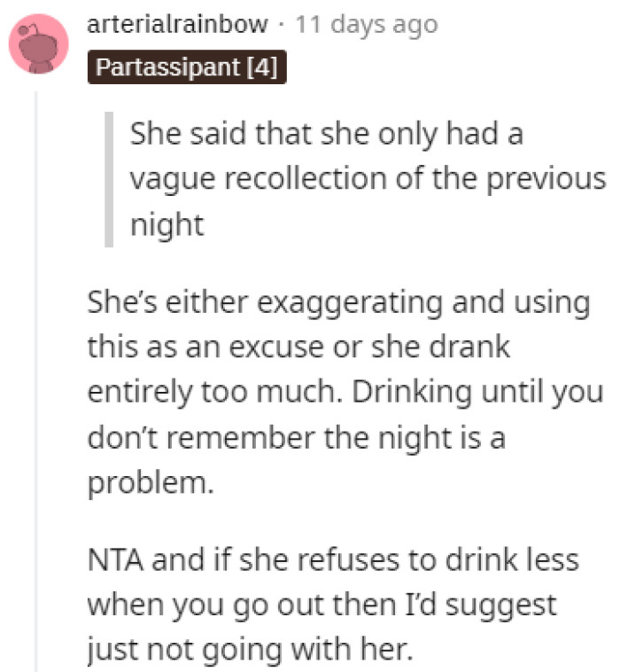 Exaggeration or excuse