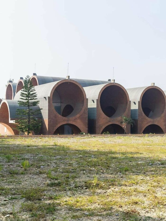 "The Magic Of Bricks.🧱 This Is The Lumbini Museum, Nepal, Designed By The Kenzo Tange, 1978"